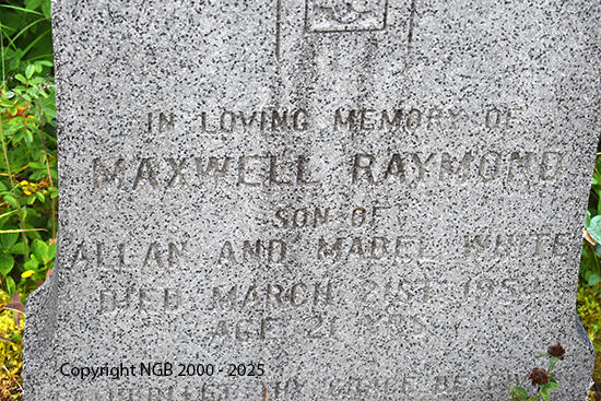 Maxwell Raymond White