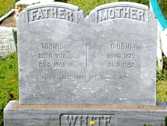 Tobias and Maria White