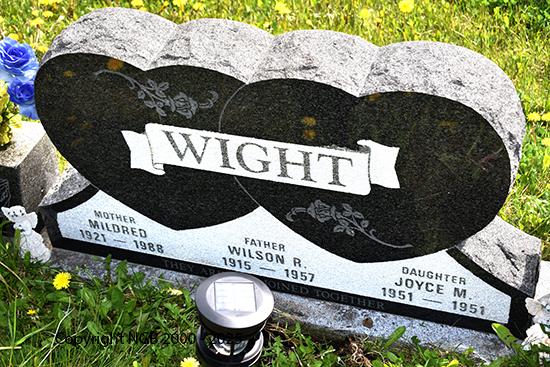 Mildred, Wilson A. & Joyce M. Wight