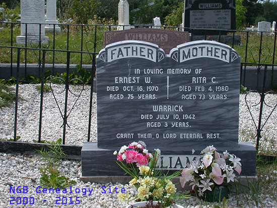 Ernest, Rita and Warrick Williams