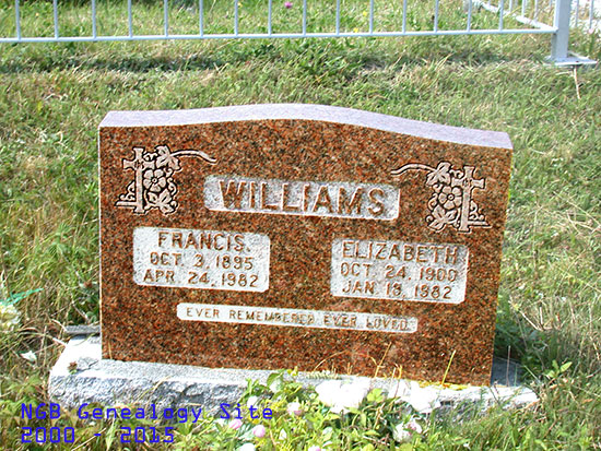 Francis & Elizabeth Williams