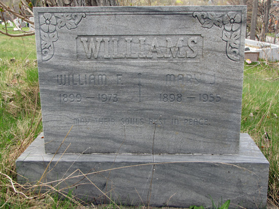 William F. and Mary J. Williams