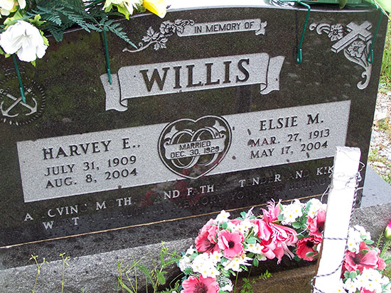 Harvey e. and Elsie M. Willis