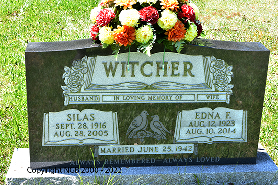 Silas & Edna f. witcher