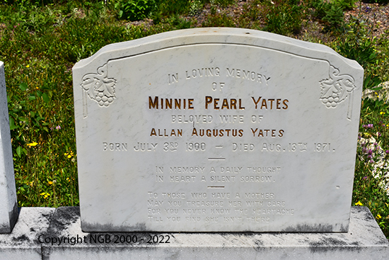 Allan Augustus & Minnie Pearl Yates