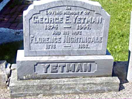 George and Florence YETMAN