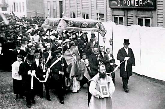 Church Procession in St. Pierre