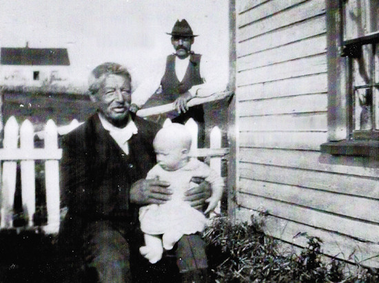 Henry Forward with granddaughter Violet Taylor