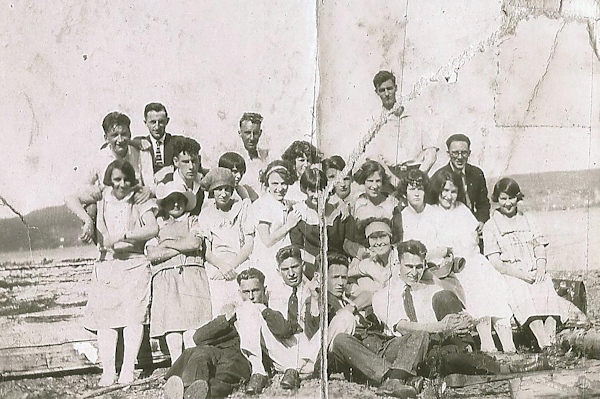 Group at Cook's Brook - 1925