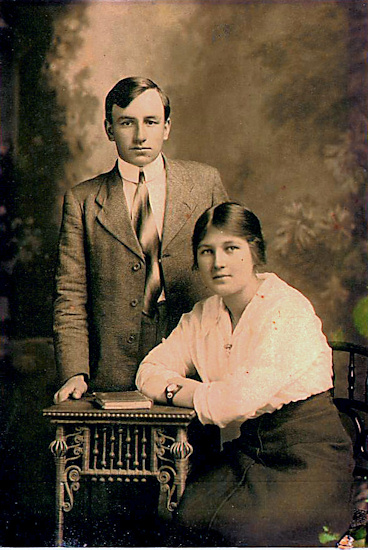 Edgar and Kathleen Baker - c1918
