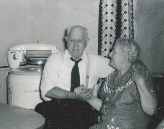 Bridget Wade and her brother - mid 1940s