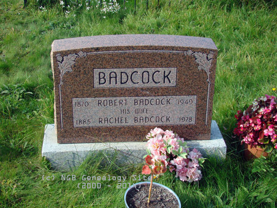 Robert and Rachel Badcock