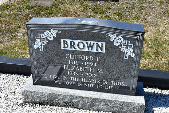 Clifford & Elizabeth Brown