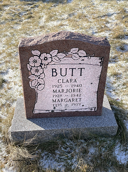 Clara, Marjorie & Margaret Butt