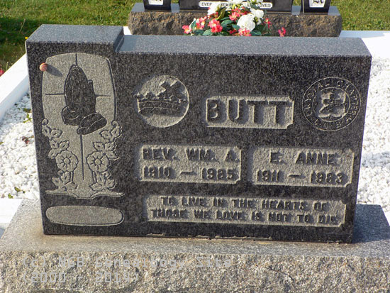 Rev William and E. Anne Butt