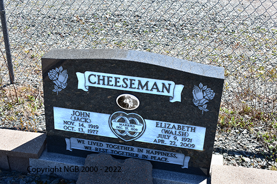 John & Elizabeth Cheeseman
