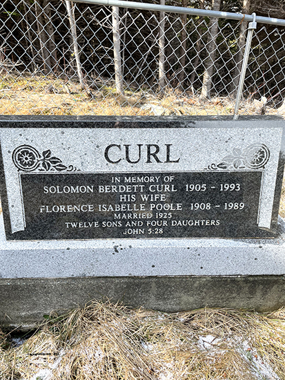 Solomoon Berdett & Florence Isabelle Poole Curl