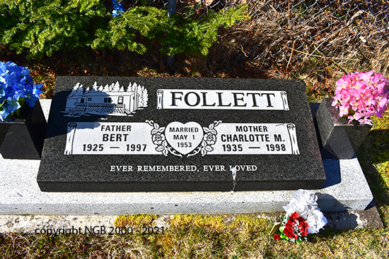 Bert & Charlotte M. Follett