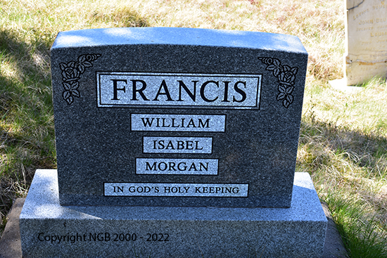 William, Isabel & Mrgan Francis