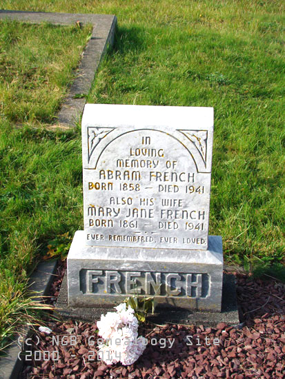 Abram and Mary Jane French