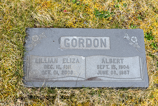 Albert & Lillian Eliza Gordon