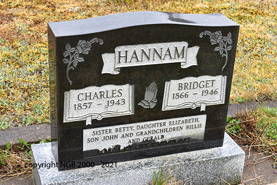 Charles & Bridget Hannam