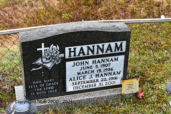John & Alice Hannam