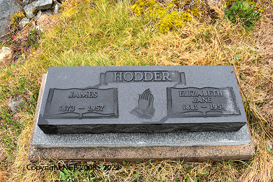 James & Elizabeth Jane Hodder