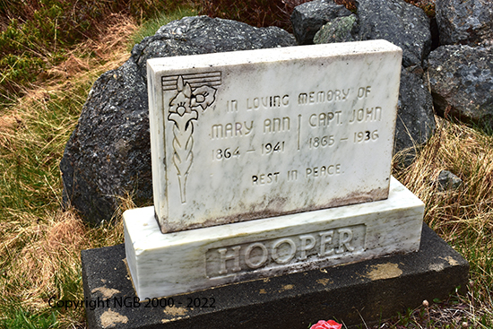 Capt John & Mary Ann Hooper