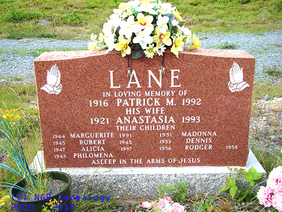 Patrick and Anastasia Lane