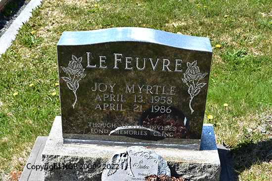 Joy Myrtle LeFeuvre