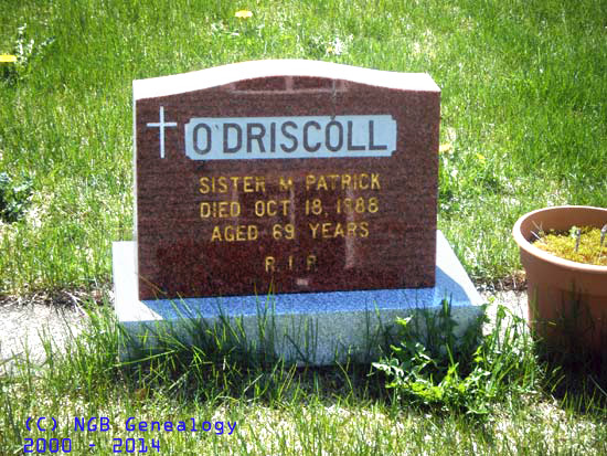 Sr. M. Patrick O'Driscoll