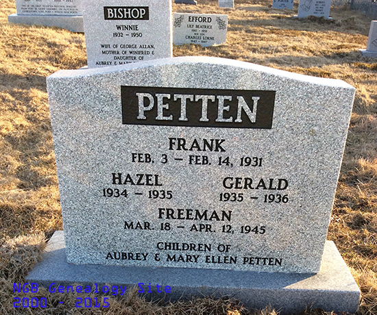 Frank, Hazel, Gerald & Freeman Petten