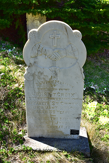 John, Mary Ann & Annie S. Croix