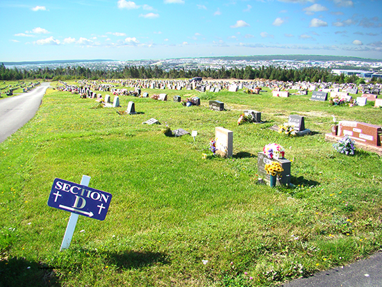 View of Cemetery