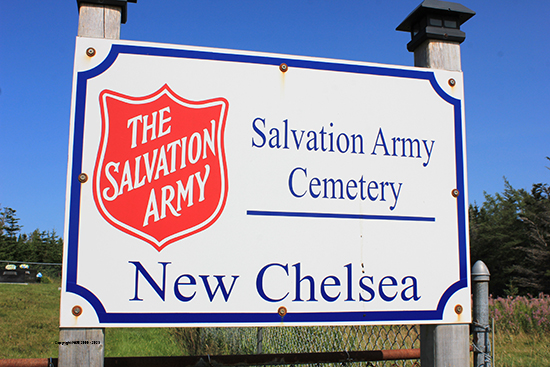 View of Cemetery Sign