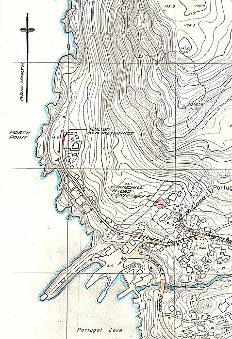 Old Methodist Cemetery - Portugal Cove